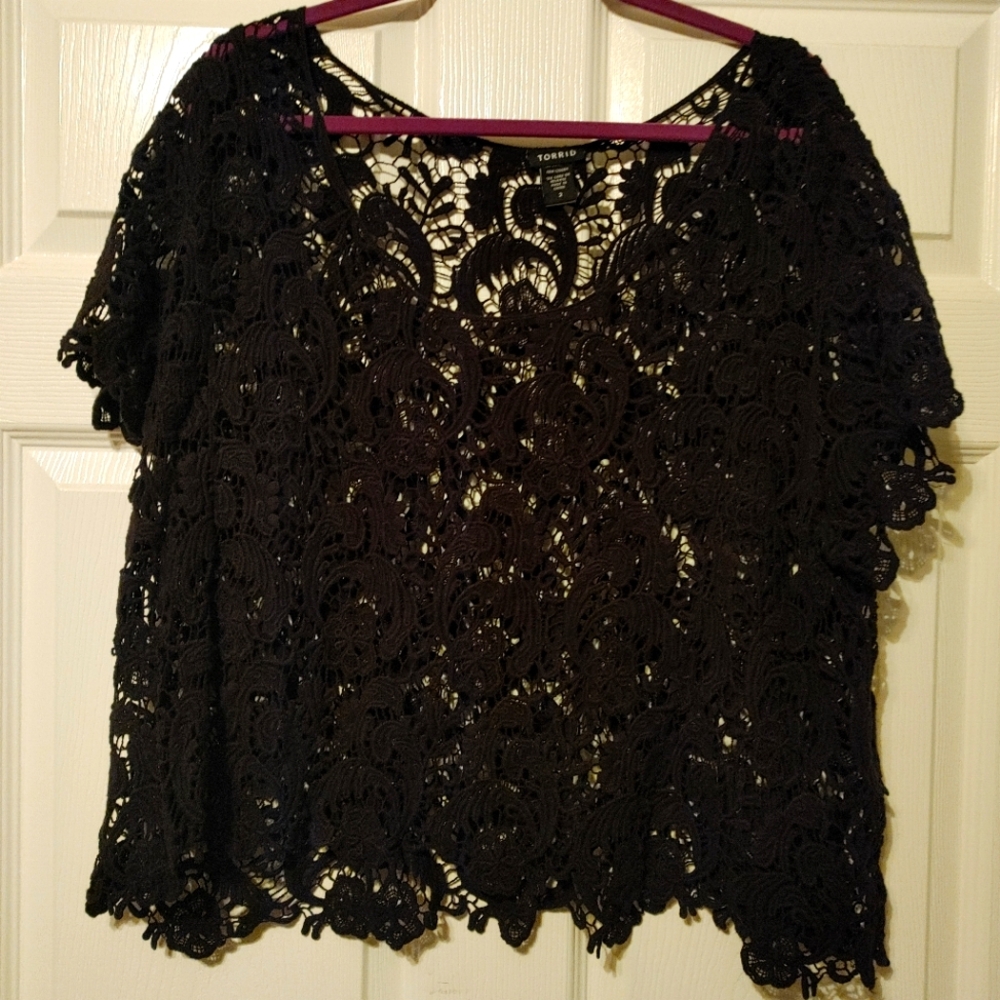 Torrid Lace Crop